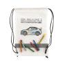 View SMSUSA Reflective Coloring Drawstring Bag w/Crayons Full-Sized Product Image 1 of 1